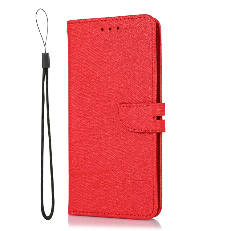 For Huawei P20 lite Cross Texture Horizontal Flip Leather Phone Case