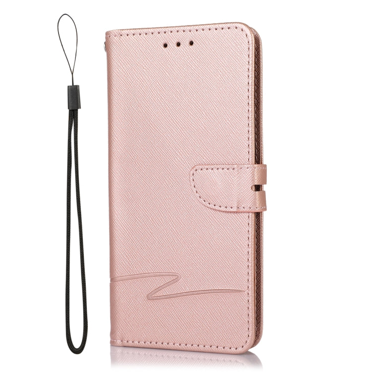 For Huawei P20 lite Cross Texture Horizontal Flip Leather Phone Case