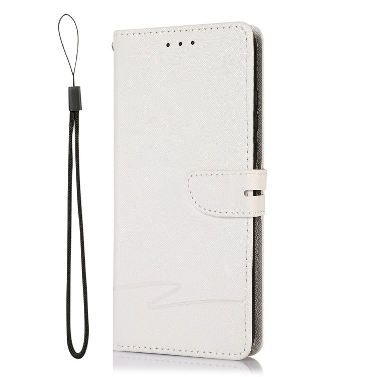 For Huawei P30 lite Cross Texture Horizontal Flip Leather Phone Case