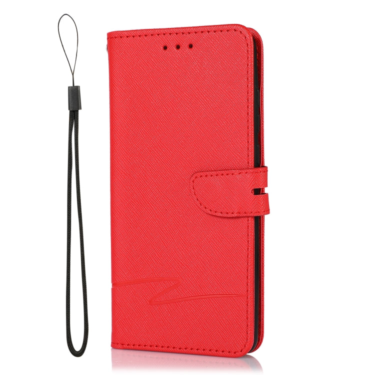 For Huawei P30 Cross Texture Horizontal Flip Leather Phone Case