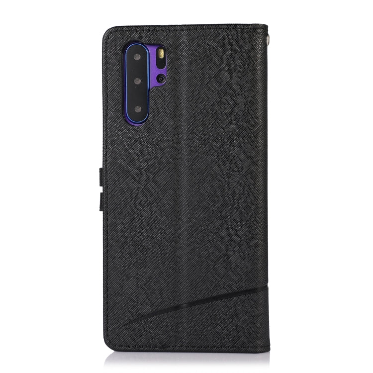 For Huawei P30 Pro Cross Texture Horizontal Flip Leather Phone Case