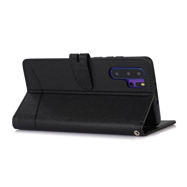 For Huawei P30 Pro Cross Texture Horizontal Flip Leather Phone Case
