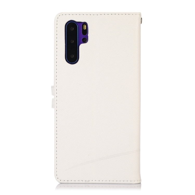 For Huawei P30 Pro Cross Texture Horizontal Flip Leather Phone Case