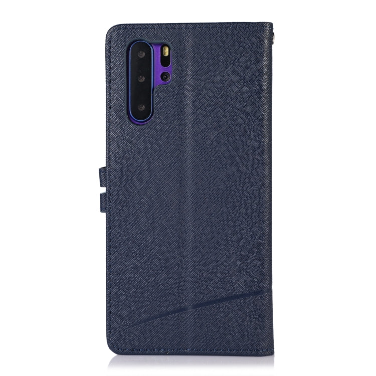 For Huawei P30 Pro Cross Texture Horizontal Flip Leather Phone Case