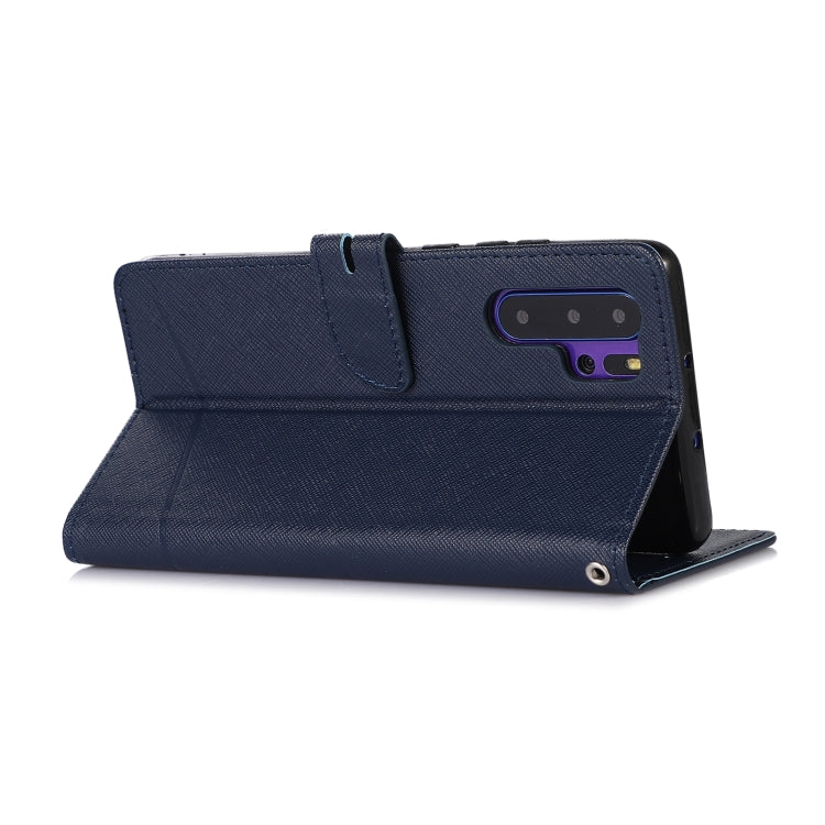 For Huawei P30 Pro Cross Texture Horizontal Flip Leather Phone Case