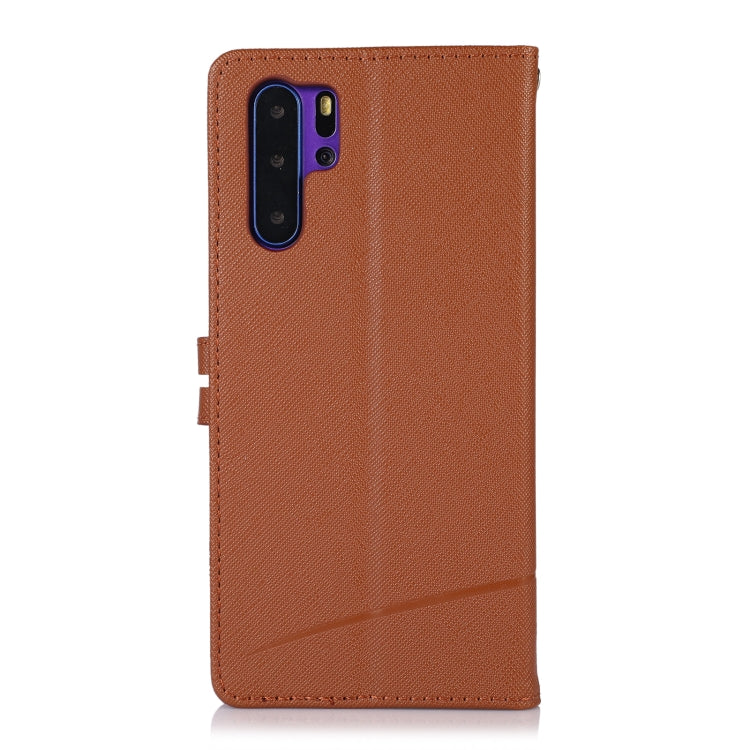 For Huawei P30 Pro Cross Texture Horizontal Flip Leather Phone Case