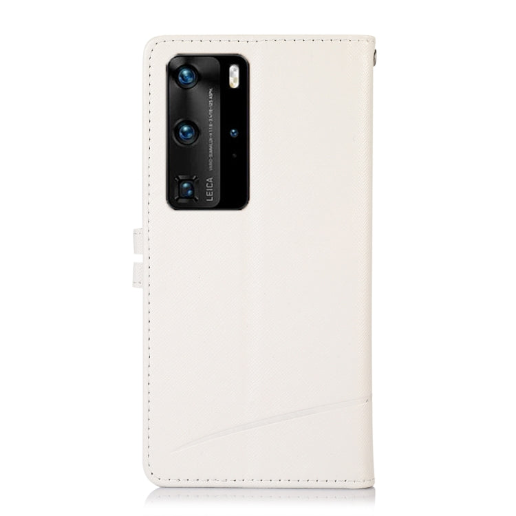 For Huawei P40 Pro Cross Texture Horizontal Flip Leather Phone Case