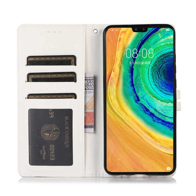 For Huawei P40 Pro Cross Texture Horizontal Flip Leather Phone Case