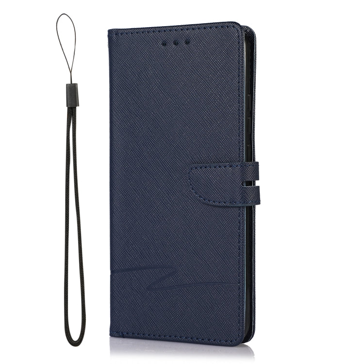 For Huawei P40 Pro Cross Texture Horizontal Flip Leather Phone Case
