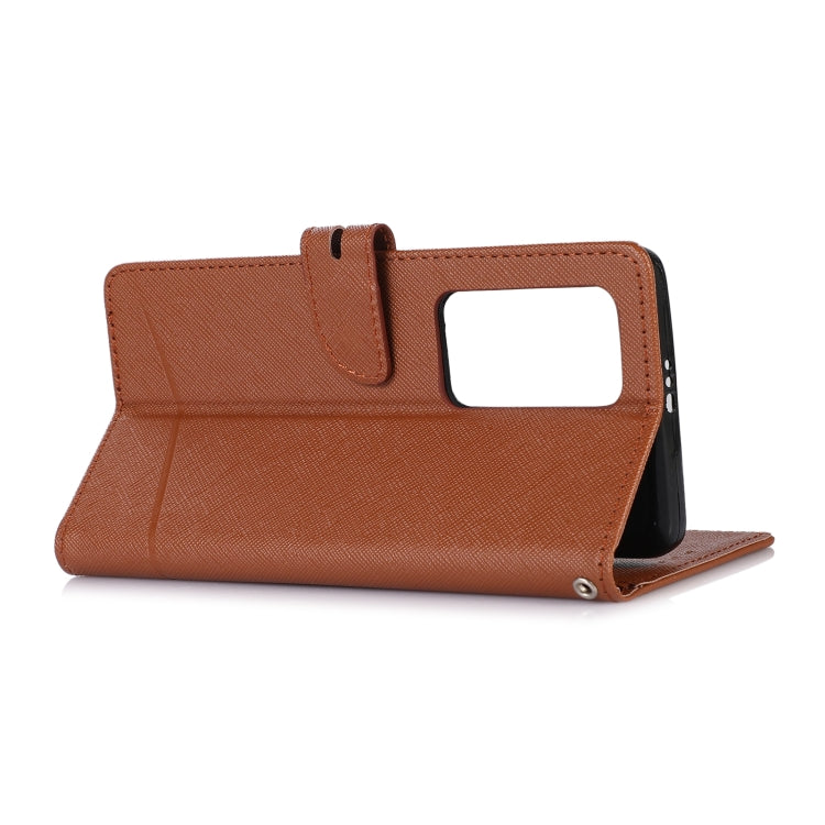 For Huawei P40 Pro Cross Texture Horizontal Flip Leather Phone Case