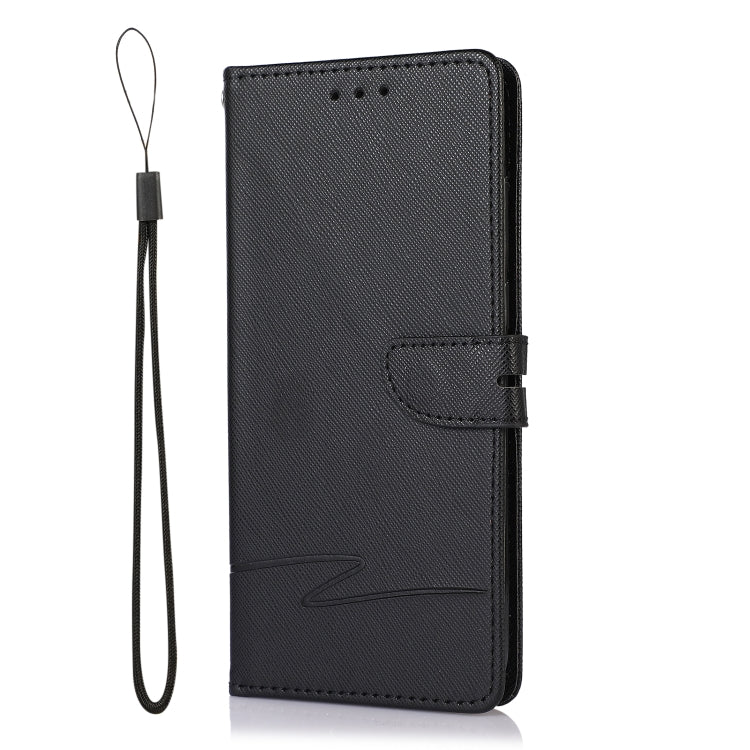 For Honor 9 Lite Cross Texture Horizontal Flip Leather Phone Case