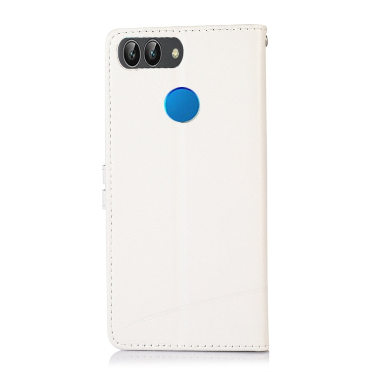 For Honor 9 Lite Cross Texture Horizontal Flip Leather Phone Case