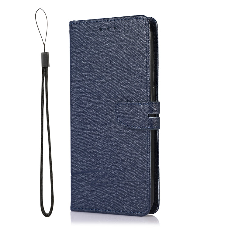 For Honor 9 Lite Cross Texture Horizontal Flip Leather Phone Case