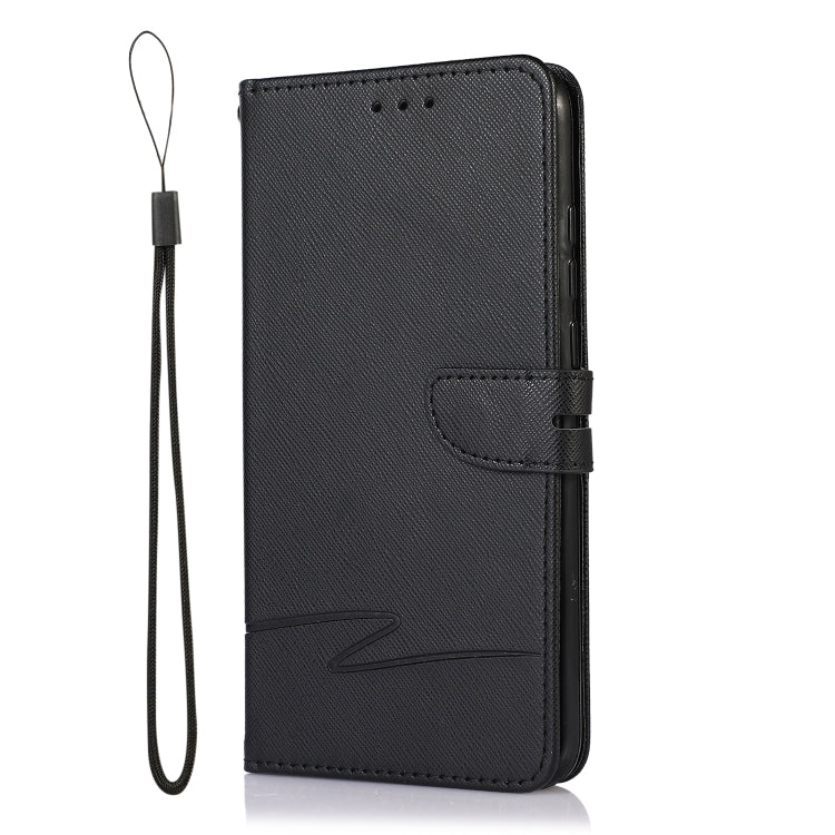 For Honor 10 Lite Cross Texture Horizontal Flip Leather Phone Case