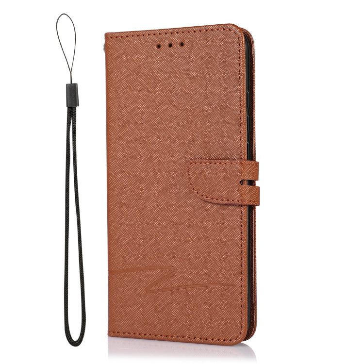 For Honor 10 Lite Cross Texture Horizontal Flip Leather Phone Case
