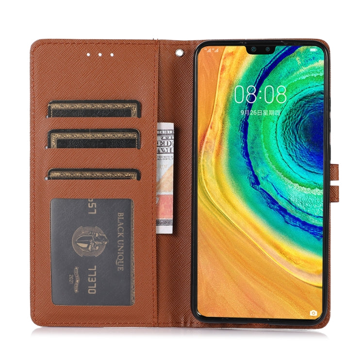 For Honor 10 Lite Cross Texture Horizontal Flip Leather Phone Case