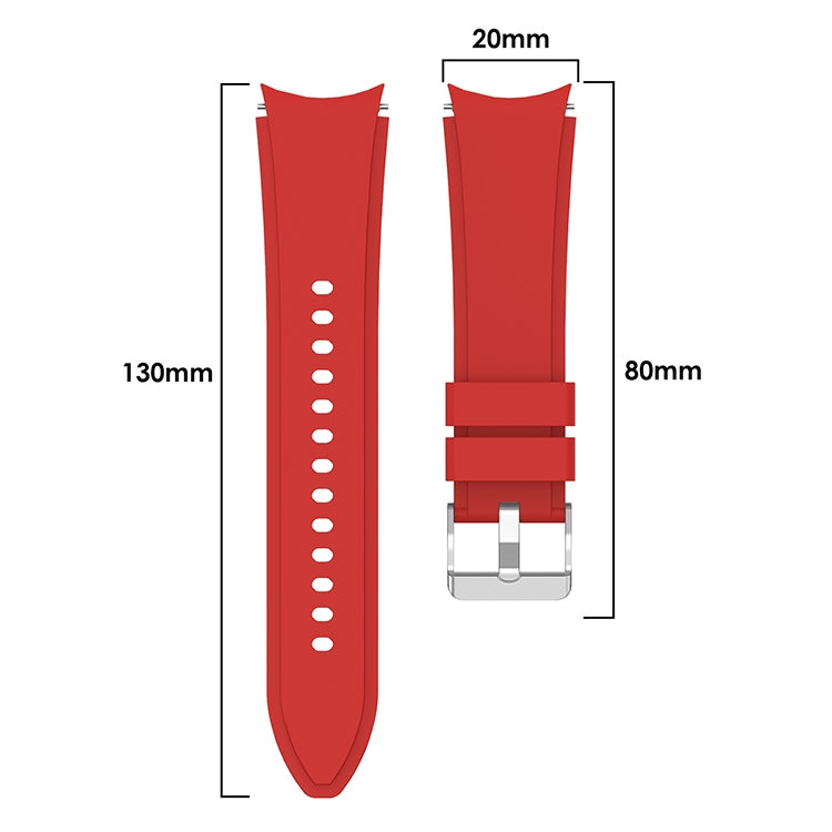 For Samsung Galaxy Watch 5 40mm Silicone Watch Band