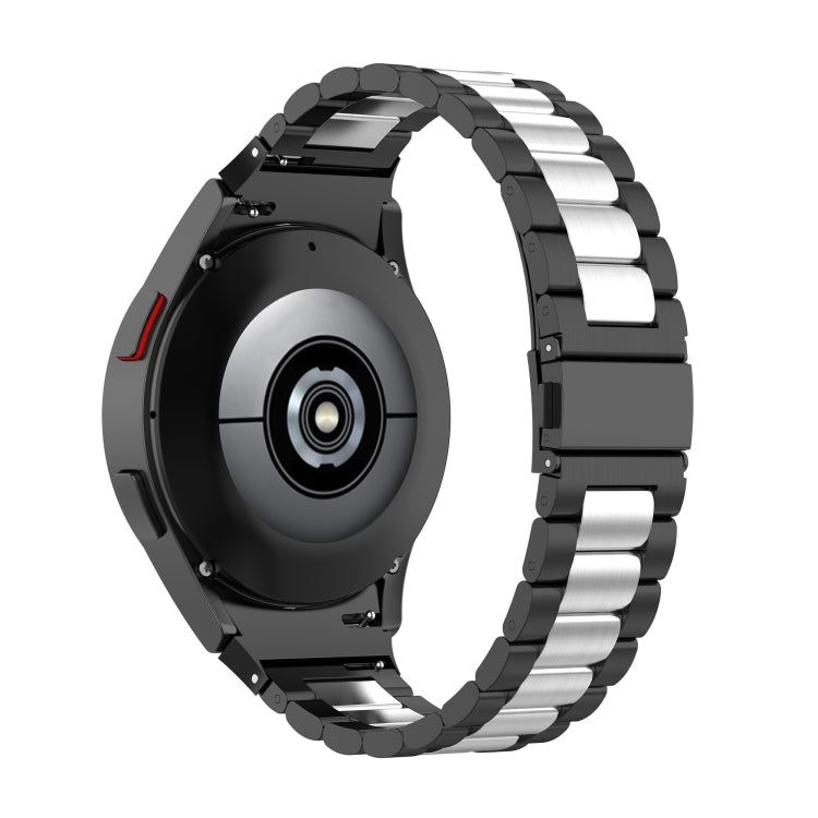 For Samsung Galaxy Watch 5 40mm Three Strains Steel Watch Band