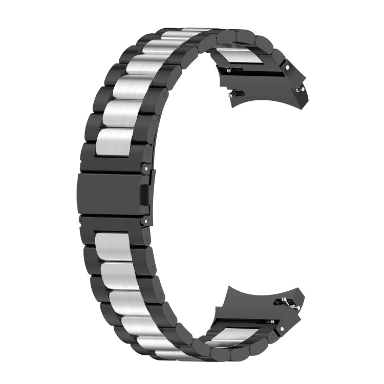 For Samsung Galaxy Watch 5 40mm Three Strains Steel Watch Band
