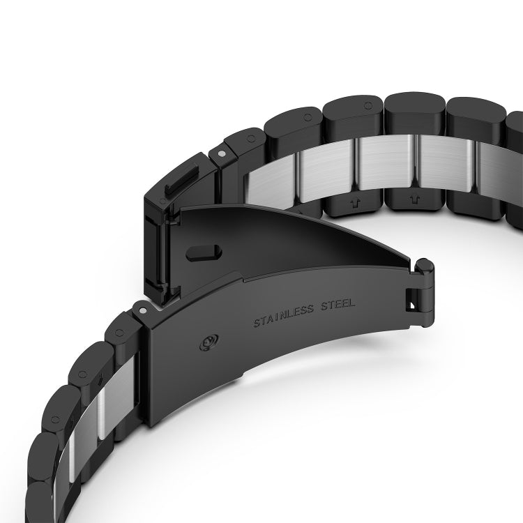 For Samsung Galaxy Watch 5 40mm Three Strains Steel Watch Band