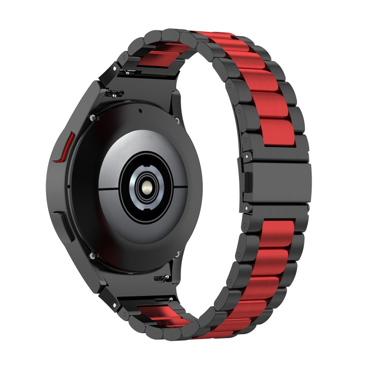 For Samsung Galaxy Watch 5 40mm Three Strains Steel Watch Band