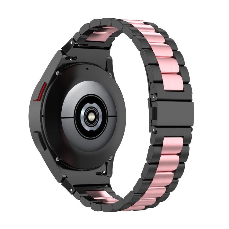 For Samsung Galaxy Watch 5 40mm Three Strains Steel Watch Band