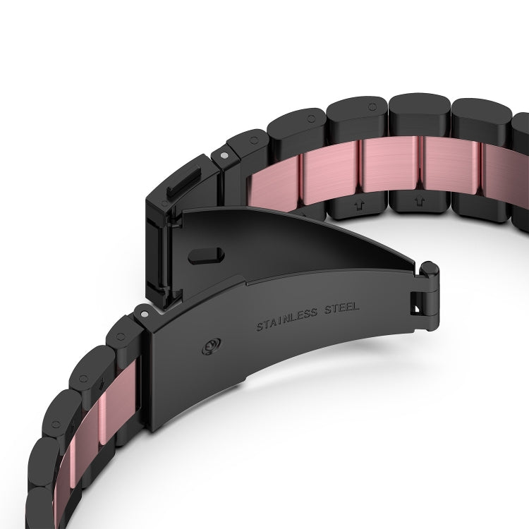 For Samsung Galaxy Watch 5 40mm Three Strains Steel Watch Band