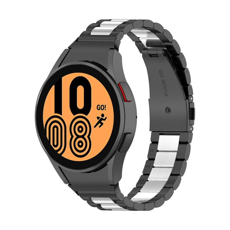 For Samsung Galaxy Watch 5 Pro 45mm Three Strains Steel Watch Band