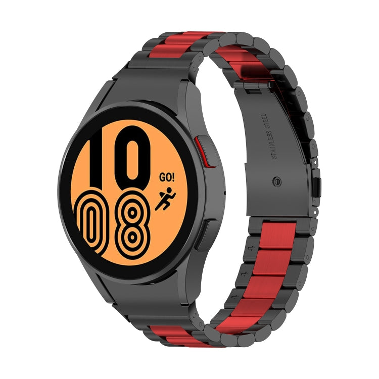 For Samsung Galaxy Watch 5 Pro 45mm Three Strains Steel Watch Band