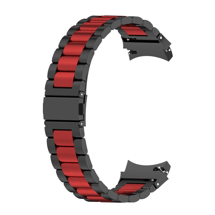 For Samsung Galaxy Watch 5 Pro 45mm Three Strains Steel Watch Band