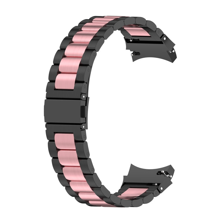 For Samsung Galaxy Watch 5 Pro 45mm Three Strains Steel Watch Band