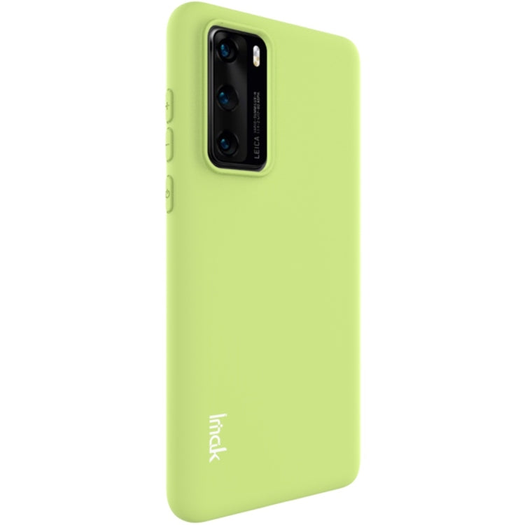 For Huawei P40 IMAK UC-1 Series Shockproof Frosted TPU Protective Case(Green)