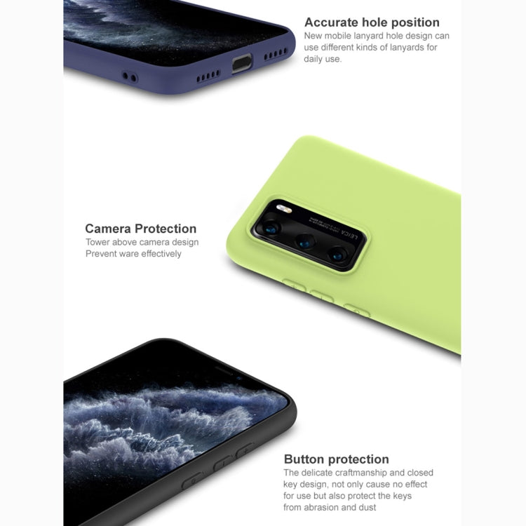 For Huawei P40 IMAK UC-1 Series Shockproof Frosted TPU Protective Case(Green)