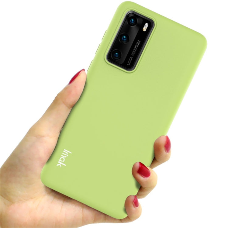 For Huawei P40 IMAK UC-1 Series Shockproof Frosted TPU Protective Case(Green)