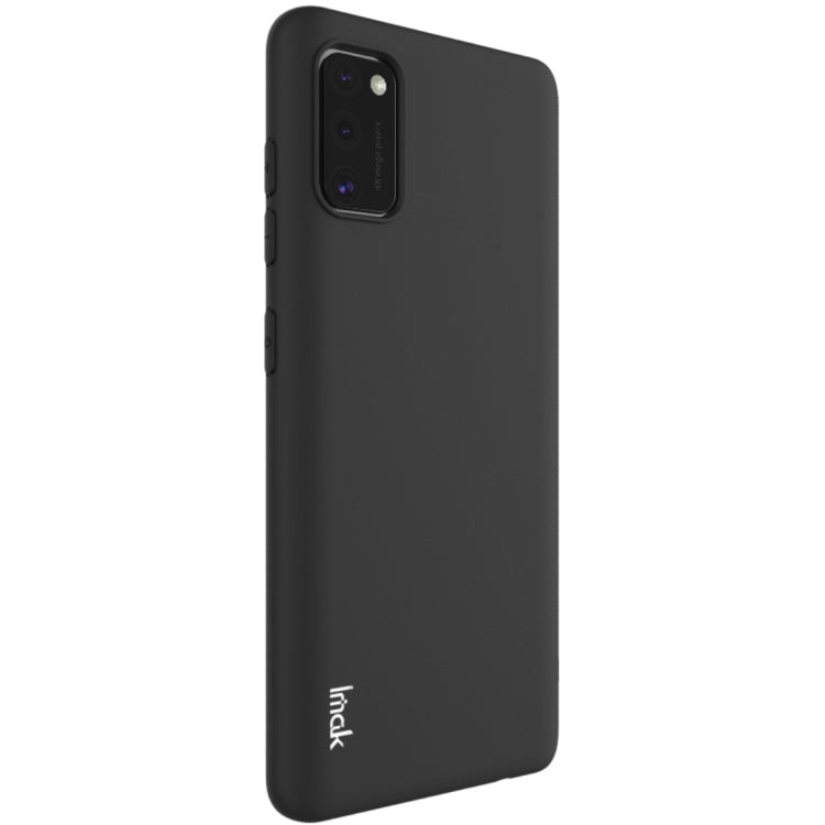 For Galaxy A41 Global Version IMAK UC-1 Series Shockproof Frosted TPU Protective Case(Black)