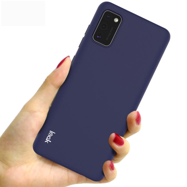 For Galaxy A41 Global Version IMAK UC-1 Series Shockproof Frosted TPU Protective Case(Black)