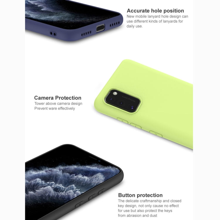 For Galaxy A41 Global Version IMAK UC-1 Series Shockproof Frosted TPU Protective Case(Black)