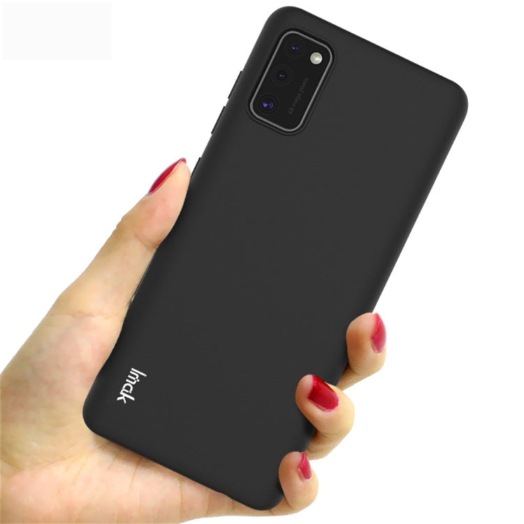 For Galaxy A41 Global Version IMAK UC-1 Series Shockproof Frosted TPU Protective Case(Black)