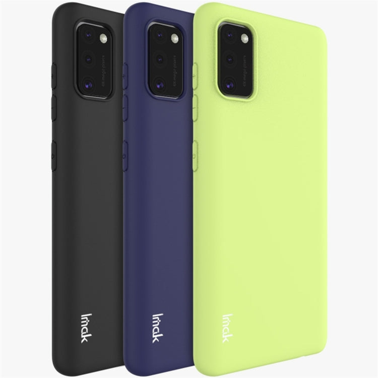 For Galaxy A41 Global Version IMAK UC-1 Series Shockproof Frosted TPU Protective Case(Black)