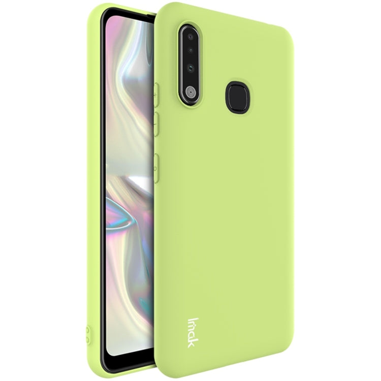 For Galaxy A70e IMAK UC-1 Series Shockproof Frosted TPU Protective Case(Green)