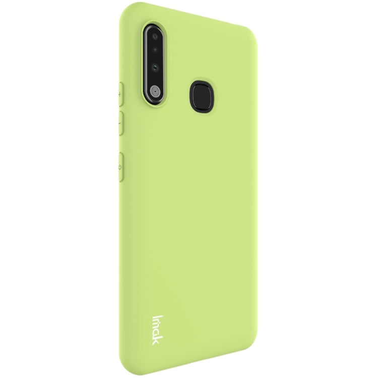 For Galaxy A70e IMAK UC-1 Series Shockproof Frosted TPU Protective Case(Green)