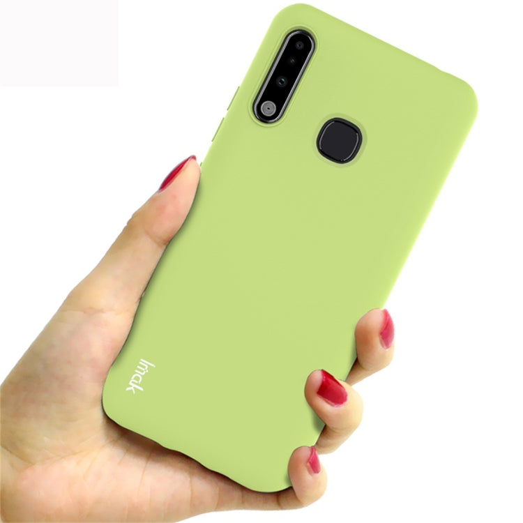For Galaxy A70e IMAK UC-1 Series Shockproof Frosted TPU Protective Case(Green)