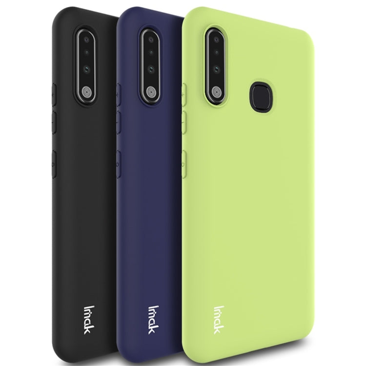 For Galaxy A70e IMAK UC-1 Series Shockproof Frosted TPU Protective Case(Green)