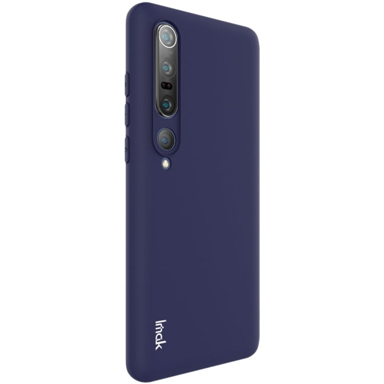 For Xiaomi Mi 10 Pro 5G IMAK UC-1 Series Shockproof Frosted TPU Protective Case(Blue)