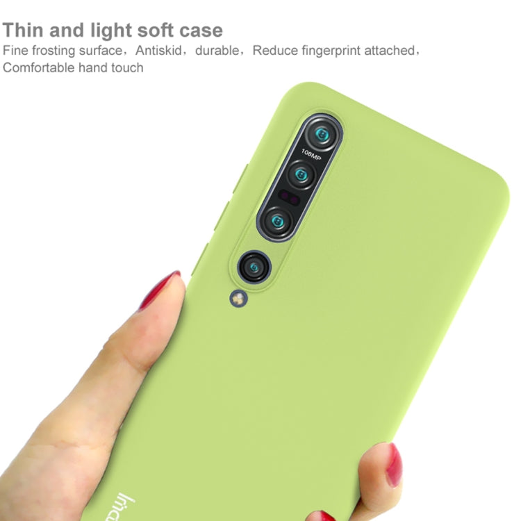 For Xiaomi Mi 10 Pro 5G IMAK UC-1 Series Shockproof Frosted TPU Protective Case(Blue)