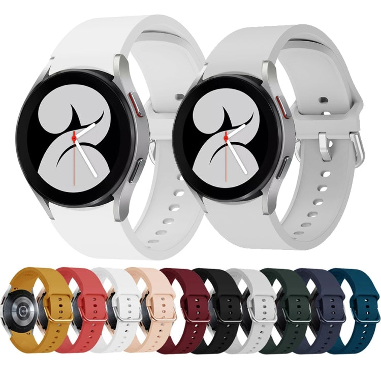 For Samsung Galaxy Watch 5 40mm/44mm / 5 Pro 45mm Universal Silicone Colorful Buckle Watch Band