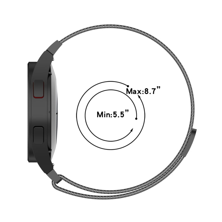 For Samsung Galaxy Watch 5 40mm / 44mm Milanese Watch Band