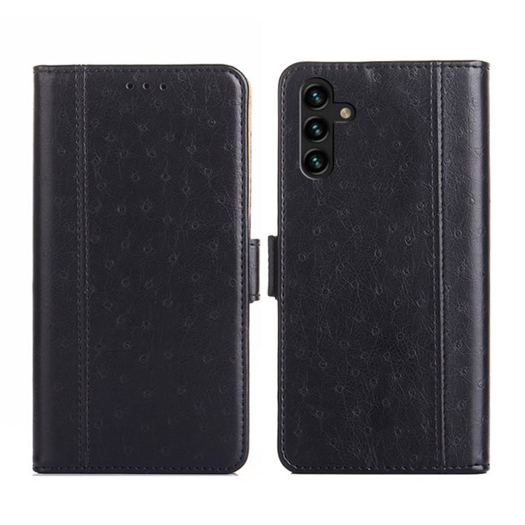 For Samsung Galaxy A13 4G Ostrich Texture Flip Leather Phone Case
