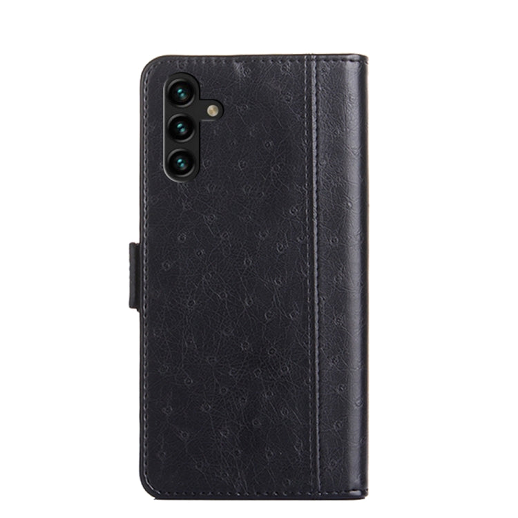 For Samsung Galaxy A13 4G Ostrich Texture Flip Leather Phone Case