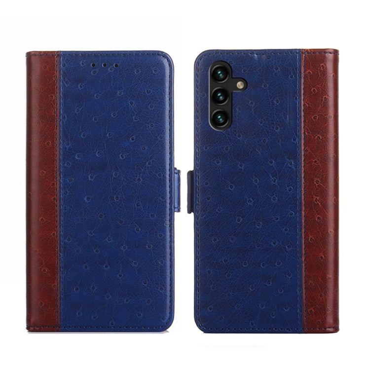 For Samsung Galaxy A13 4G Ostrich Texture Flip Leather Phone Case